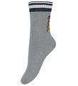 Melton Strømper - Tiger - Light Grey Melange