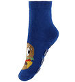 Melton Strømper - Anti-Slip - Burger - True Blue