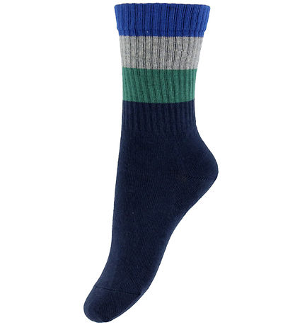 Melton Strømper - Wide Stripes - June Bug