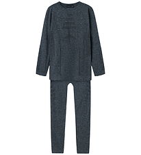 Name It Skiundertøj - NknSilver - Grey Melange