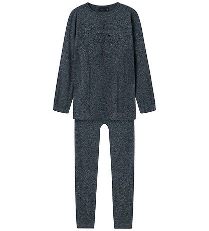 Name It Skiundertøj - NknSilver - Grey Melange