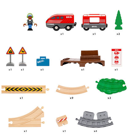 BRIO World Zieh & Rutscheisenbahn-Set