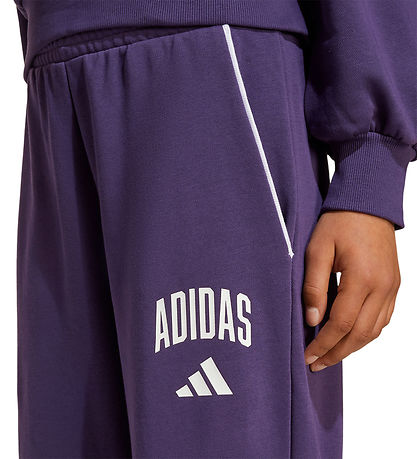 adidas Performance Sweatpants - JG CLGT - AURPLU/WHITE