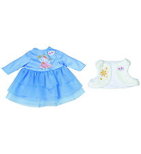 BABY Born Dukketøj - Kjole - 36 cm - Blå