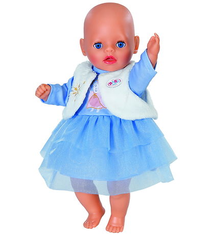 BABY Born Dukketøj - Kjole - 36 cm - Blå
