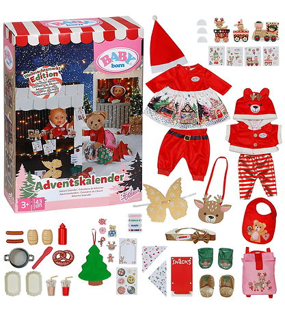 BABY Born Julekalender - 43 cm - 24 Låger