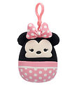Squishmallows Bamse - 9 cm - Minnie Mouse - Clip On