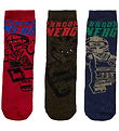 LEGO® Wear Ninjago Strømper - 3-pak - Blå - Grøn - Rød