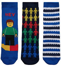 LEGO® Wear Strømper - 3-pak - Blå