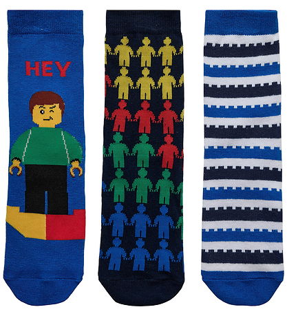 LEGO® Wear Strømper - 3-pak - Blå