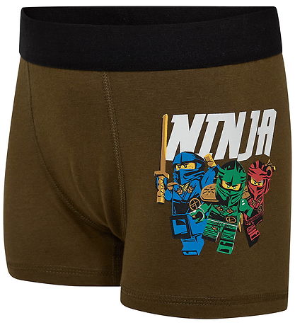 LEGO® Wear Ninjago Boxershorts - 3-pak - LwAgan - Blå - Grøn