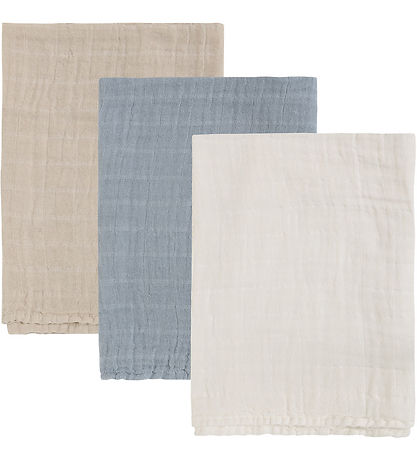 Pippi Stofbleer - Noos - 3-pak - 65x65 cm - Ashley Blue