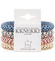Kknekki Elastikker - 4-pak - Blå/Rosa/Guld