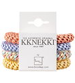 Kknekki Elastikker - 4-pak - Lilla/Orange/Gul