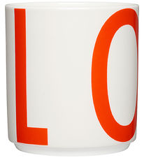 Design Letters Kop - XL Vintage ABC - Love - Cherry Tomato