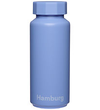 Design Letters Termoflaske - 500 ml - Hamburg - Sky Blue