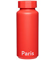 Design Letters Termoflaske - 500 ml - Paris - Cherry Tomato