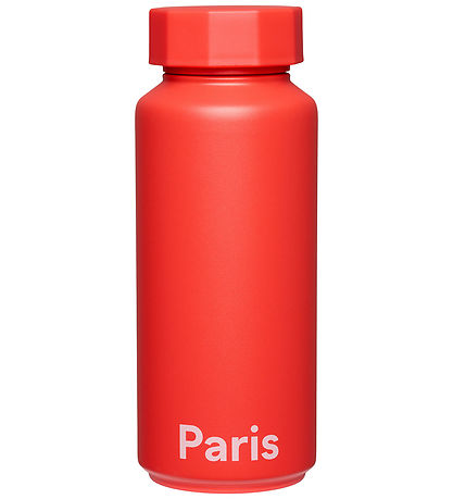 Design Letters Termoflaske - 500 ml - Paris - Cherry Tomato