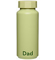 Design Letters Termoflaske 500 ml - Dad - Nile Green