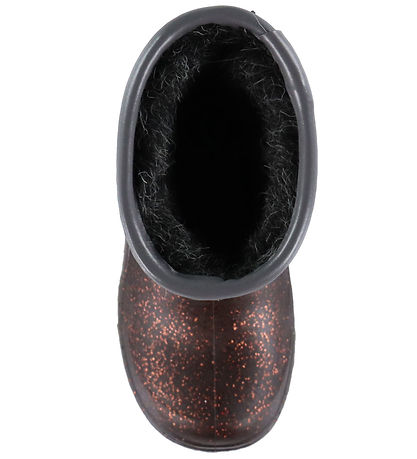 Mikk-Line Termostøvler - Glitter - French Roast