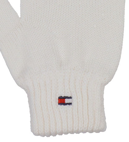 TommyHilfiger Handsker - Strik - Ancient White