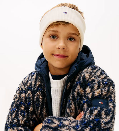 Tommy Hilfiger Pandebånd - Strik - Ancient White