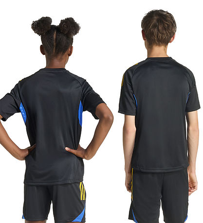 adidas Performance Fodboldtrøje - Mufc EU - BLACK/HIRBLU/TRIYEL