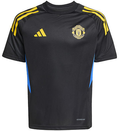 adidas Performance Fodboldtrøje - Mufc EU - BLACK/HIRBLU/TRIYEL