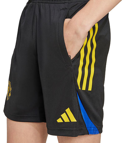 adidas Performance Shorts - Mufc EU - BLACK/HIRBLU/TRIYEL