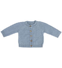 Smallstuff Cardigan - Strik - Uld - Blue