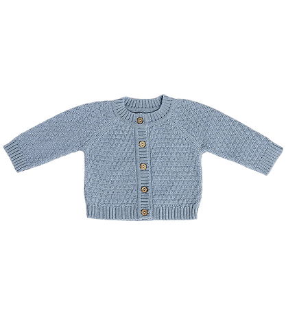 Smallstuff Cardigan - Strik - Uld - Blue