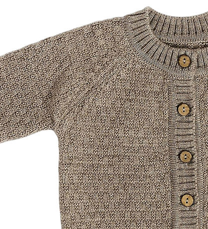 Smallstuff Cardigan - Strik - Uld - Nature Melange