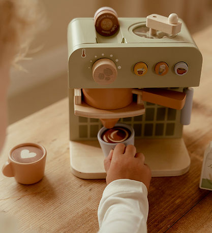 Little Dutch Kaffemaskine - Træ - Grøn