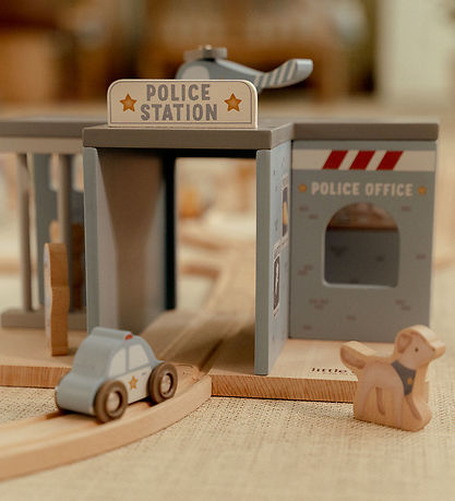 Little Dutch Politistation - Træ - Blå
