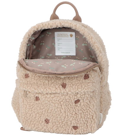 Little Dutch Rygsæk - Teddy Forest Friends - Beige
