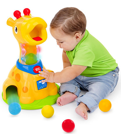 Bright Starts Blodspil m. Lyd - Spinnin' Spots Giraffe