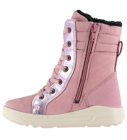Ecco Vinterstøvler - Urban Snow - Lace Up - Blush/Blush/Blush