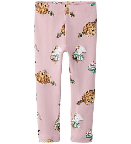 Name It Leggings - Noos - NmfSoca Pippi - Keepsake Lilac