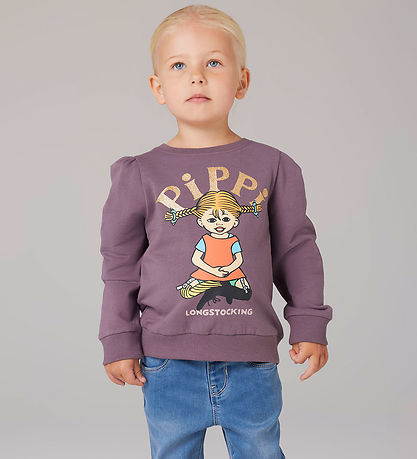 Name It Sweatshirt - NmfSovej Pippi - Moonscape