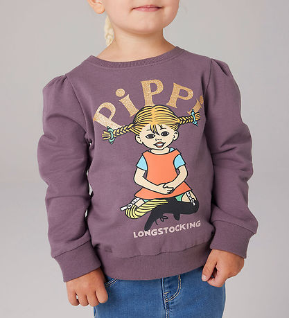Name It Sweatshirt - NmfSovej Pippi - Moonscape
