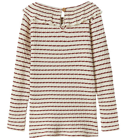 Lil Atelier Bluse - NmfOsophia - Hot Chocolate