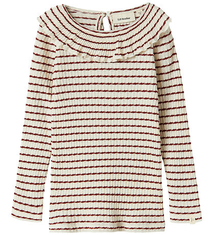 Lil Atelier Bluse - NmfOsophia - Hot Chocolate