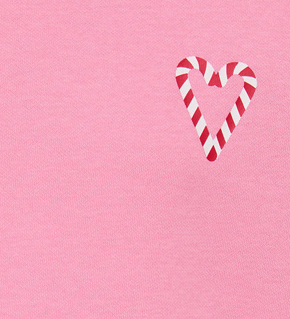 Kids Only Sweatshirt - KogZenja - Sachet Pink/Holly Jolly