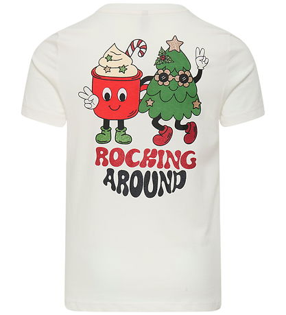 Kids Only T-shirt - KogRosie - Cloud Dancer/Rocking