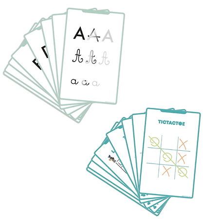 Kidywolf Refill Tegnemotiver - 60 motiver - Games/Education