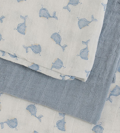 Pippi Stofbleer - Noos - 3-pak - 65x65 cm - Ashley Blue
