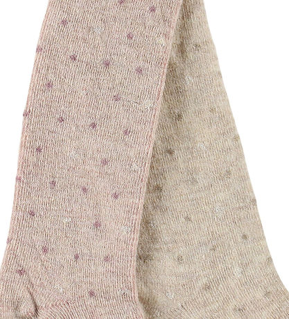 Minymo Strømpebukser - 2-pak - Burnished Lilac