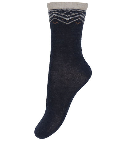 Minymo Strømper - 2-pak - Dark Navy