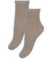 Minymo Strømper - 2-pak - Silver Mink