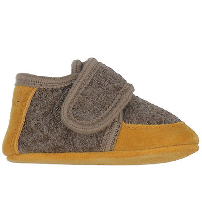 En Fant Hjemmesko - Uld - Walnut